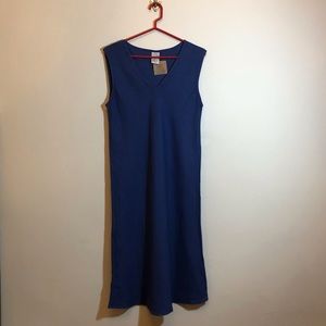 Indigo Blue 100% Linen Dress